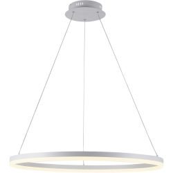 Pendellampe Q-Vito Bronze Eisen 59 cm 120 cm - Farbe: messing matt - LED - Lichtfarbe: Warmweiss - Pendellampe- LED Energiesparlampe