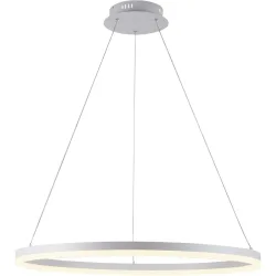 Pendellampe Q-Vito Bronze Eisen 59 cm 120 cm - Farbe: messing matt - LED - Lichtfarbe: Warmweiss - Pendellampe- LED Energiesparlampe