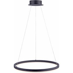 Pendellampe Q-Vito Bronze Eisen 59 cm 120 cm - Farbe: messing matt - LED - Lichtfarbe: Warmweiss - Pendellampe- LED Energiesparlampe