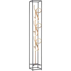 Stehlampe Selina Schwarz/Kupfer Aluminium 20 cm 139.5 cm - LED - Lichtfarbe: Warmweiss - Stehlampe- LED Energiesparlampe