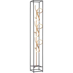 Stehlampe Selina Schwarz/Kupfer Aluminium 20 cm 139.5 cm - LED - Lichtfarbe: Warmweiss - Stehlampe- LED Energiesparlampe