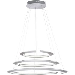 Pendellampe Adriana Braun Aluminium 5.5 cm 100 cm Höhenverstellbar (manuell) - LED - Lichtfarbe: Extra warmweiss - Tageslichtweiss - Pendellampe- LED