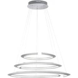 Pendellampe Adriana Braun Aluminium 5.5 cm 100 cm Höhenverstellbar (manuell) - LED - Lichtfarbe: Extra warmweiss - Tageslichtweiss - Pendellampe- LED