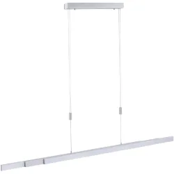 Pendellampe Adriana Braun Aluminium 5.5 cm 100 cm Höhenverstellbar (manuell) - LED - Lichtfarbe: Extra warmweiss - Pendellampe- LED Energiesparlampe