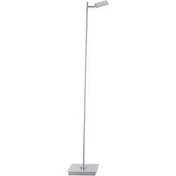 Leselampe Pure-Mira Silber Kunststoff 22 cm 129 cm - LED - Lichtfarbe: Extra warmweiss - Tageslichtweiss - Leselampe- LED Energiesparlampe
