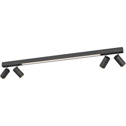 Deckenlampe Pure-Lines Grau Eisen 5 cm 11.5 cm - Farbe: anthrazit - LED - Lichtfarbe: Extra warmweiss - Tageslichtweiss - Deckenlampe- LED