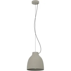 Eglo Pendellampe Camasca Braun/Grau Stahl 28 cm 110 cm - Farbe: taupe - Pendellampe