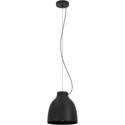 Eglo Pendellampe Camasca Schwarz Stahl 28 cm 110 cm - Pendellampe