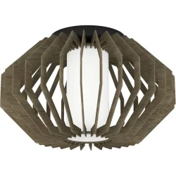 Eglo Deckenlampe Rusticaria Schwarz Stahl 45 cm 27.5 cm - Deckenlampe