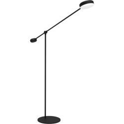 Eglo Stehlampe Clavellina Schwarz Stahl 0 cm 160.5 cm - LED - Lichtfarbe: Warmweiss - Stehlampe- LED Energiesparlampe