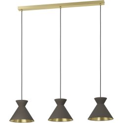 Eglo Pendellampe Nastasia Schwarz Stahl 24 cm 110 cm - Pendellampe