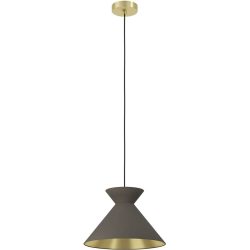 Eglo Pendellampe Nastasia Schwarz Stahl 38 cm 110 cm - Pendellampe