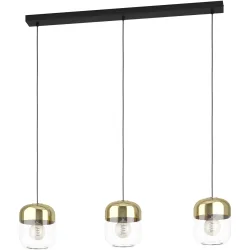 Eglo Pendellampe Maryvilla Schwarz Stahl 17 cm 110 cm - Pendellampe