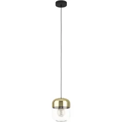 Eglo Pendellampe Maryvilla Schwarz Stahl 17 cm 110 cm - Pendellampe