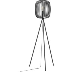 Eglo Stehlampe Romazzina Schwarz Stahl 32.5 cm 140.5 cm - Stehlampe