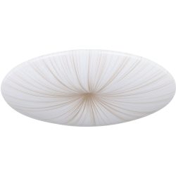 Eglo Deckenlampe Nieves 1 Weiss Stahl 51 cm 7 cm - LED - Lichtfarbe: Warmweiss - Deckenlampe- LED Energiesparlampe