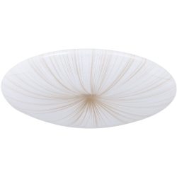 Eglo Deckenlampe Nieves 1 Weiss Stahl 41 cm 6.5 cm - LED - Lichtfarbe: Warmweiss - Deckenlampe- LED Energiesparlampe