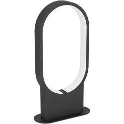 Eglo Tischlampe Codriales Schwarz Aluminium 8 cm 38 cm - LED - Lichtfarbe: Warmweiss - Tischlampe- LED Energiesparlampe