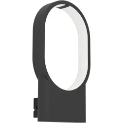 Eglo Wandlampe Codriales Schwarz Aluminium 0 cm 32 cm - LED - Lichtfarbe: Warmweiss - Wandlampe- LED Energiesparlampe