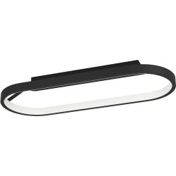 Eglo Deckenlampe Codriales Schwarz Aluminium 30 cm 11.6 cm - LED - Lichtfarbe: Warmweiss - Deckenlampe- LED Energiesparlampe