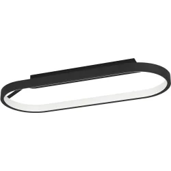 Eglo Deckenlampe Codriales Schwarz Aluminium 30 cm 11.6 cm - LED - Lichtfarbe: Warmweiss - Deckenlampe- LED Energiesparlampe