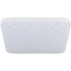 Eglo Deckenlampe Rende Weiss Stahl 38 cm 6 cm - LED - Lichtfarbe: Warmweiss - Deckenlampe- LED Energiesparlampe