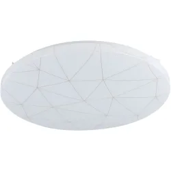 Eglo Deckenlampe Rende Weiss Stahl 38 cm 6 cm - LED - Lichtfarbe: Warmweiss - Deckenlampe- LED Energiesparlampe