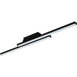 Eglo Deckenlampe Fraioli-Z Schwarz Aluminium 12 cm 6.5 cm - LED - Lichtfarbe: Extra warmweiss - Kaltes Tagesweiss - Deckenlampe- LED Energiesparlampe