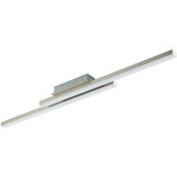 Eglo Deckenlampe Fraioli-Z Grau Aluminium 12 cm 6.5 cm - Farbe: Nickel matt - LED - Lichtfarbe: Extra warmweiss - Kaltes Tagesweiss - Deckenlampe- LED
