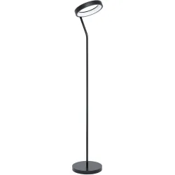 Eglo Stehlampe Marghera-Z Schwarz Stahl 30.5 cm 169 cm - LED - Lichtfarbe: Extra warmweiss - Kaltes Tagesweiss - Stehlampe- LED Energiesparlampe