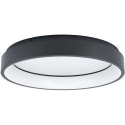 Eglo Deckenlampe Marghera-Z Schwarz Stahl 60 cm 11 cm - LED - Lichtfarbe: Extra warmweiss - Kaltes Tagesweiss - Deckenlampe- LED Energiesparlampe