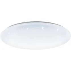 Eglo Deckenlampe Totari-Z Weiss Stahl 53 cm 7 cm - LED - Lichtfarbe: Extra warmweiss - Kaltes Tagesweiss - Deckenlampe- LED Energiesparlampe