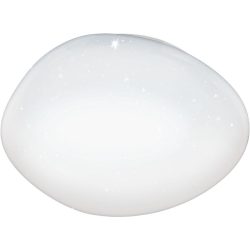 Eglo Deckenlampe Sileras-Z Weiss Stahl 43 cm 6 cm - LED - Lichtfarbe: Extra warmweiss - Kaltes Tagesweiss - Deckenlampe- LED Energiesparlampe