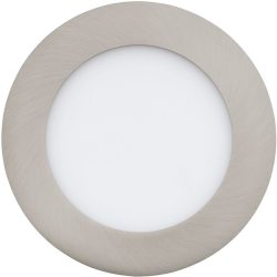 Eglo Spot Fueva-Z Grau Stahl 12 cm 2.6 cm - Farbe: Nickel matt - LED - Lichtfarbe: Extra warmweiss - Kaltes Tagesweiss - Spot- LED Energiesparlampe