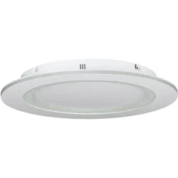 Eglo Deckenlampe Padrogiano-Z Weiss Stahl 45 cm 5 cm - LED - Lichtfarbe: Extra warmweiss - Kaltes Tagesweiss - Deckenlampe- LED Energiesparlampe