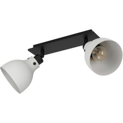 Eglo Spot Matlock Grau/Schwarz Stahl/Holz 14.5 cm 22.5 cm - Material: Holz/Stahl - Spot