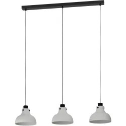 Eglo Pendellampe Matlock Grau/Schwarz Stahl 20 cm 110 cm - Pendellampe