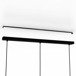 Eglo Pendellampe Evesham Braun/Schwarz Stahl/Holz 19.5 cm 110 cm - Material: Holz/Stahl - Pendellampe