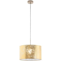 Eglo Pendellampe Viserbella Beige Stahl 38 cm 110 cm - Farbe: champagner - Pendellampe