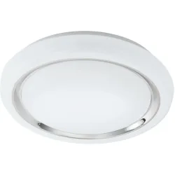 Eglo Wandlampe Capasso Weiss Stahl 34 cm 6.5 cm - LED - Lichtfarbe: Warmweiss - Wandlampe- LED Energiesparlampe
