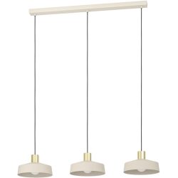 Eglo Pendellampe Valdiola Beige Stahl 23 cm 110 cm - Farbe: sand - Pendellampe