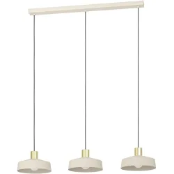 Eglo Pendellampe Valdiola Beige Stahl 23 cm 110 cm - Farbe: sand - Pendellampe