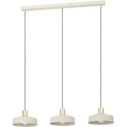 Eglo Pendellampe Valdiola Beige Stahl 23 cm 110 cm - Farbe: sand - Pendellampe