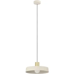 Eglo Pendellampe Valdiola Beige Stahl 36 cm 110 cm - Farbe: sand - Pendellampe