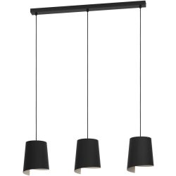 Eglo Pendellampe Bolivia Schwarz Stahl 18 cm 110 cm - Pendellampe
