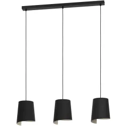 Eglo Pendellampe Bolivia Schwarz Stahl 18 cm 110 cm - Pendellampe