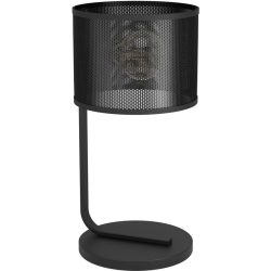 Eglo Tischlampe Manby Schwarz Stahl 24 cm 48.5 cm - Tischlampe