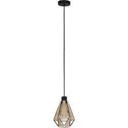 Eglo Pendellampe Adwickle Schwarz Stahl 14.5 cm 110 cm - Pendellampe