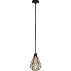 Eglo Pendellampe Adwickle Schwarz Stahl 14.5 cm 110 cm - Pendellampe