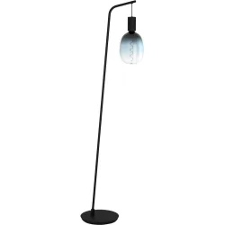 Eglo Stehlampe Cranley Schwarz Stahl 6 cm 170 cm - Stehlampe